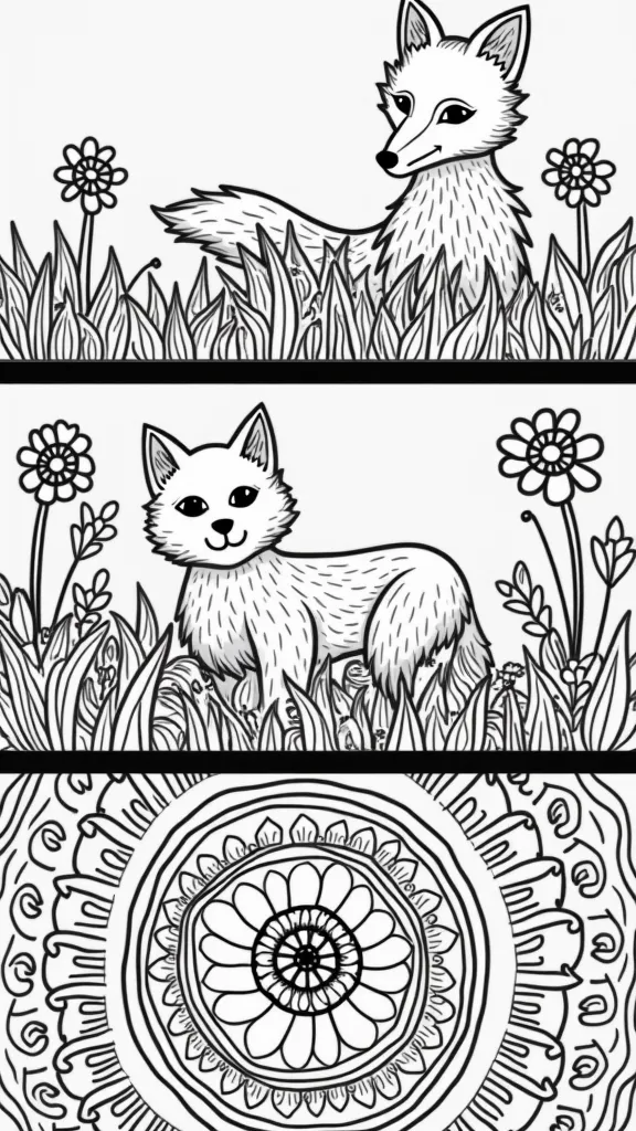 coloriages flous